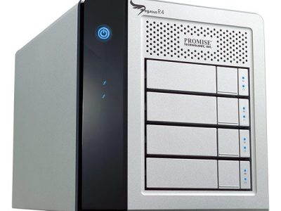 NAS Promise Pegasus R4 + 4x 1TB HDD + kabely