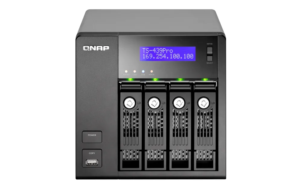 NAS QNAP TS-439 Pro + 3x 1TB HDD