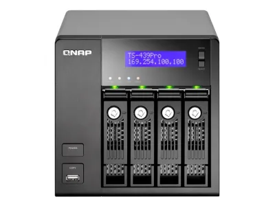 NAS QNAP TS-439 Pro + 3x 1TB HDD